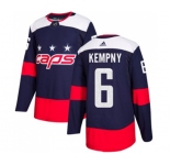 Adidas Washington Capitals #6 Michal Kempny Authentic Navy Blue 2018 Stadium Series NHL Jersey