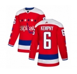 Adidas Washington Capitals #6 Michal Kempny Authentic Red Alternate NHL Jersey