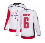 Adidas Washington Capitals #6 Michal Kempny Authentic White Away NHL Jersey