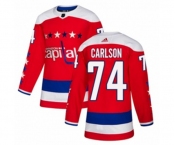 Adidas Washington Capitals #74 John Carlson Premier Red Alternate NHL Jersey