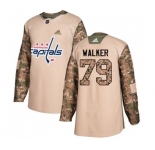 Adidas Washington Capitals #79 Nathan Walker Authentic Camo Veterans Day Practice NHL Jersey