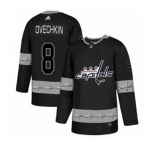 Adidas Washington Capitals #8 Alex Ovechkin Authentic Black Team Logo Fashion NHL Jersey
