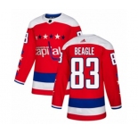 Adidas Washington Capitals #83 Jay Beagle Premier Red Alternate NHL Jersey