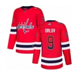 Adidas Washington Capitals #9 Dmitry Orlov Authentic Red Drift Fashion NHL Jersey
