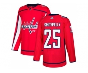 Men Adidas Washington Capitals #25 Devante Smith-Pelly Red Home Authentic Stitched NHL Jersey