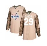 Men Adidas Washington Capitals #29 Christian Djoos Camo Authentic 2017 Veterans Day Stitched NHL Jersey