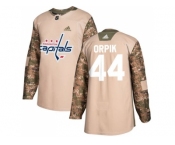 Men Adidas Washington Capitals #44 Brooks Orpik Camo Authentic 2017 Veterans Day Stitched NHL Jersey