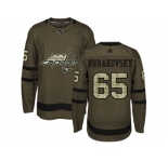 Men Adidas Washington Capitals #65 Andre Burakovsky Green Salute to Service Stitched NHL Jersey