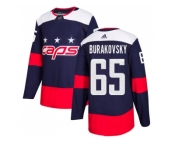 Men Adidas Washington Capitals #65 Andre Burakovsky Navy Authentic 2018 Stadium Series Stitched NHL Jersey