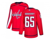 Men Adidas Washington Capitals #65 Andre Burakovsky Red Home Authentic Stitched NHL Jersey