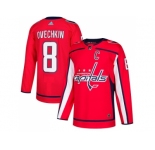 Men Adidas Washington Capitals #8 Alex Ovechkin Red Home Authentic Stitched NHL Jersey