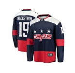 Men Washington Capitals #19 Nicklas Backstrom Fanatics Branded Navy 2018 NHL Stadium Series Breakaway Stitched NHL Jersey