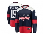 Men Washington Capitals #19 Nicklas Backstrom Fanatics Branded Navy 2018 NHL Stadium Series Breakaway Stitched NHL Jersey