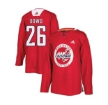 Men's Washington Capitals #26 Nic Dowd Adidas Authentic Practice Jersey - Red