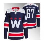 Men's Washington Capitals #67 Max Pacioretty Navy Stitched Jersey