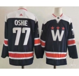 Men's Washington Capitals #77 T.J. Oshie NEW Navy Blue Adidas Stitched NHL Jersey