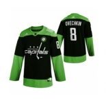 Men's Washington Capitals #8 Alexander Ovechkin Green Hockey Fight nCoV Limited Hockey Jersey