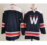Men's Washington Capitals Blank NEW Navy Blue Adidas Stitched NHL Jersey