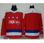 Men's Washington Capitals Blank Red Alternate Jersey