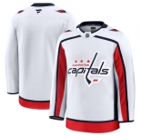 Men's Washington Capitals Blank White 2024-25 Away Stitched Hockey Jersey