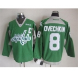 NHL Washington Capitals #8 alex Ovechkin green jerseys