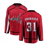 Washington Capitals #31 Philipp Grubauer Fanatics Branded Red Home Breakaway NHL Jersey