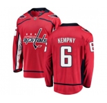 Washington Capitals #6 Michal Kempny Fanatics Branded Red Home Breakaway NHL Jersey