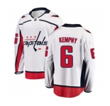 Washington Capitals #6 Michal Kempny Fanatics Branded White Away Breakaway NHL Jersey