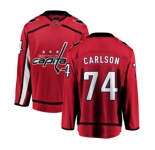 Washington Capitals #74 John Carlson Fanatics Branded Red Home Breakaway NHL Jersey