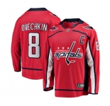 Washington Capitals #8 Alex Ovechkin Fanatics Branded Red Home Breakaway NHL Jersey
