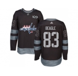 Washington Capitals #83 Jay Beagle Black 1917-2017 100th Anniversary Stitched NHL Jersey