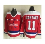 nhl jerseys washington capitals #11 gartner red[m&n]