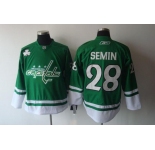 nhl jerseys washington capitals #28 semin green