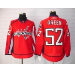 nhl jerseys washington capitals #52 green red