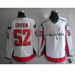 nhl jerseys washington capitals #52 green white