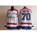 nhl jerseys washington capitals #70 holtby white[winter classic]