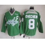 nhl jerseys washington capitals #8 alex ovechkin green [new]