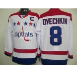 nhl jerseys washington capitals #8 alex ovechkin white(winter classic)