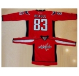 nhl jerseys washington capitals #83 jay beagle red