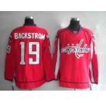 nhl washington capital #19 backstrom red