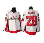 nhl washington capital #28 semin white