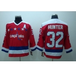 nhl washington capital #32 hunter a red ccm