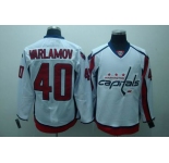 nhl washington capital #40 varlamov white