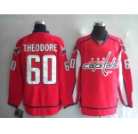 nhl washington capital #60 theodore red