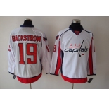 nhl washington capitals #19 backstrom white