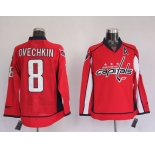 nhl washington capitals #8 alex ovechkin red[a]