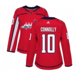 Women Adidas Washington Capitals #10 Brett Connolly Premier Red Home NHL Jersey