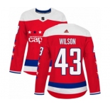 Women Adidas Washington Capitals #43 Tom Wilson Premier Red Alternate NHL Jersey