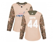 Women Adidas Washington Capitals #44 Brooks Orpik Camo Authentic 2017 Veterans Day Stitched NHL Jersey