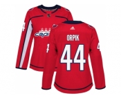 Women Adidas Washington Capitals #44 Brooks Orpik Red Home Authentic Stitched NHL Jersey